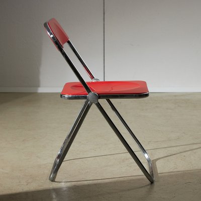 希少オリジナル CASTELLI PLIA Giancarlo Piretti krzesła plia, Anonima Castelli, Włochy, proj. Giancarlo