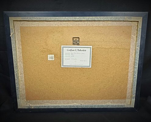 Jean Pierre Bertaux, Le Marais, 1970s, Lithograph, Framed for sale