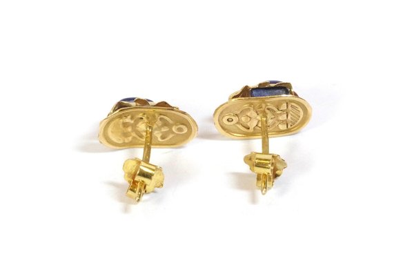 Egyptian Scarab Ear Stud for sale at Pamono