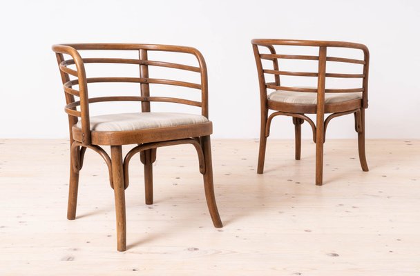 Set of Model B246 Armchairs by Josef Frank for Thonet, 1930s, Set