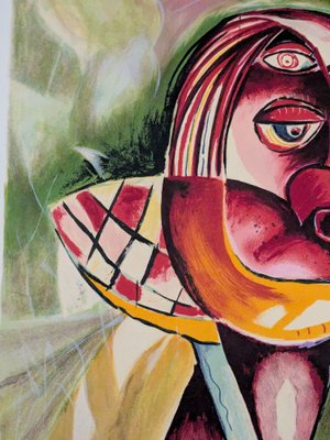 Alexandra Nechita, Forgotten Values, Lithograph in Colors