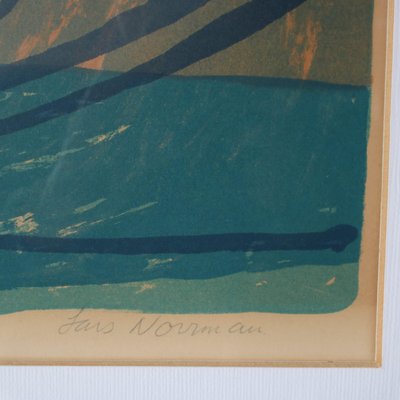 Lars Norrman, Figurative Composition, 1950s, Lithograph