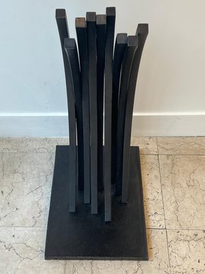 Black Steel Sculpture by Bernar Venet for sale at Pamono