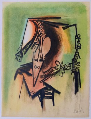 洋書 WIFREDO LAM and the International Wifredo Lam, Multipliés des membres des Loa, 1973
