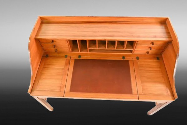 Mid-Century Danish Pine Desk by Andreas Hansen, 1960s for sale at