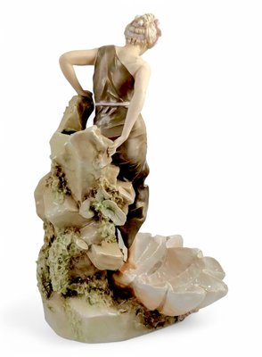 Large Art Nouveau Porcelain Centrepiece from Royal Dux, 1900 for