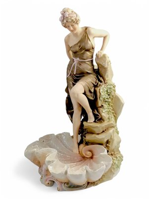 Large Art Nouveau Porcelain Centrepiece from Royal Dux, 1900 for