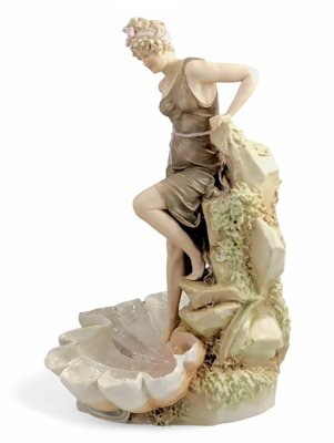 Large Art Nouveau Porcelain Centrepiece from Royal Dux, 1900 for