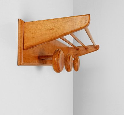 Appendiabiti Da Parete A Fisarmonica In Legno - Confezione Da 2 Con 20 Ganci Totali - Design A X, Stile Rustico, Perfetto Per Cappelli, Cappotti, Tazze, Chiavi E Giacche
