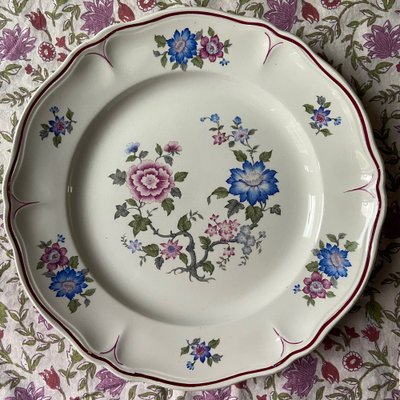 French Orchies Platters from Moulin des Loups, 1950s, Set of 2 for