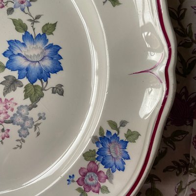 French Orchies Platters from Moulin des Loups, 1950s, Set of 2 for