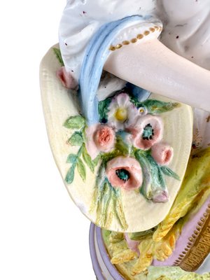 French Bisque Porcelain Figurines from Vion & Baury, Paris, 1870s