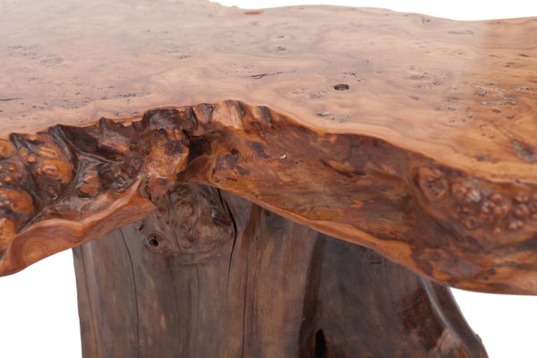 Vintage Natural Burl Wood High Gloss Coffee Table For At Pamono Burl Wood High Gloss Coffee Table