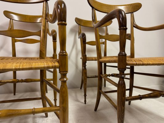 Chiavari Armchairs from Fratelli Levaggi, Set of 6 for sale at Pamono
