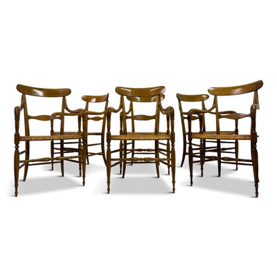 Chiavari Armchairs from Fratelli Levaggi, Set of 6 for sale at Pamono