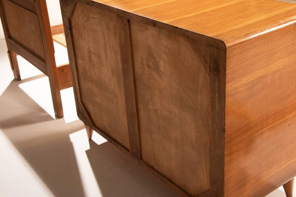 Single Beds and Chest of Drawers, 1960s, Set of 3 for sale at Pamono