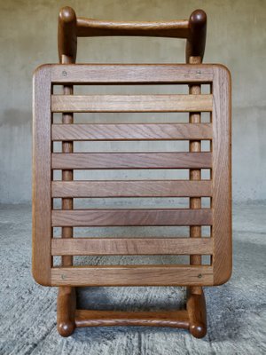 GE-240 Cigar Ottoman in Oak by Hans J. Wegner for Getama, Denmark