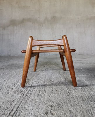 GE-240 Cigar Ottoman in Oak by Hans J. Wegner for Getama, Denmark