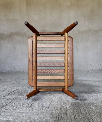 GE-240 Cigar Ottoman in Oak by Hans J. Wegner for Getama, Denmark