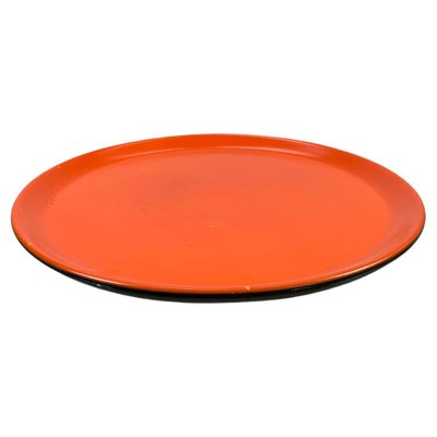 Piatto Da Portata Rotondo In Melamina Arancione - 44,3 Cm, Leggero E Resistente Per Esterni