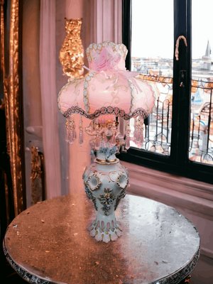 Ceramic Table Lamp from Meissen, 1800s for sale at Pamono