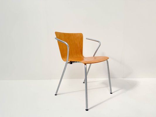 Vico Magistretti Vico Duo Armchairs for Fritz Hansen, 1998, Set of