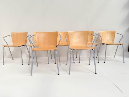 Vico Magistretti Vico Duo Armchairs for Fritz Hansen, 1998, Set of