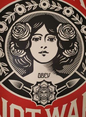 額装品/Art Not War 2005年/ポスター obey Shepard Fairey (OBEY) - Make Art Not War - Open Edition
