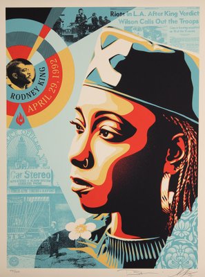 Shepard Fairey (Obey), Eyes on the King Verdict, Original