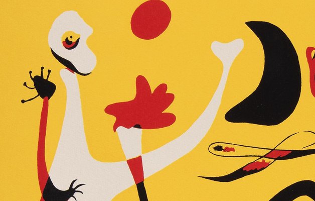 Joan Miro, Day and Night at the Beach, Silkscreen for sale at Pamono