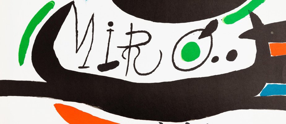 Joan Miro, Osaka, Miro in Japan, Original Signed Lithograph for