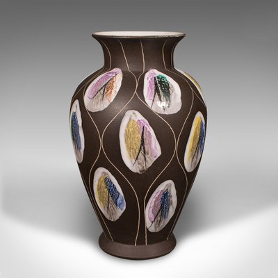 Vintage German Flower Vase in Matte Ceramic, 1960