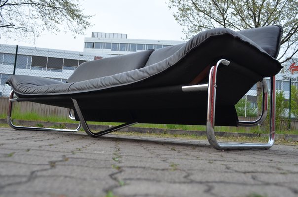 Leather Three-Seater Sofa by Johan Bertil Häggström for Swed-Form