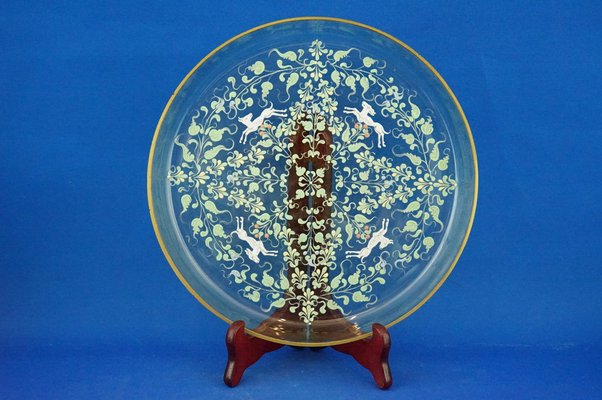 Antique Murano Glass Service by Antonio Salviati, Set of 6 for