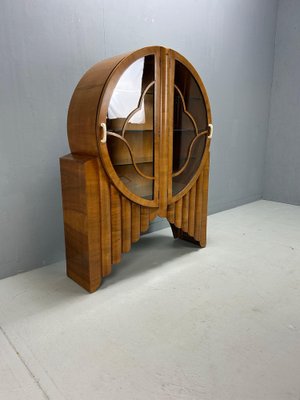 English Art Deco Rocket Display Cabinet, 1935 for sale at Pamono