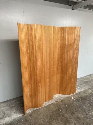 Vintage Screen 100 in Pinewood by Alvar Aalto, 1969 for sale at Pamono