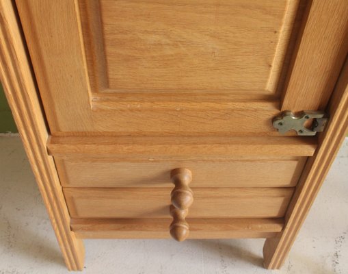 Tall Oak Cabinet By Guillerme Chambron 1960s For Sale At Pamono
