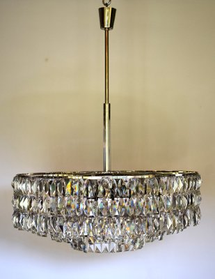 Large Drum Chandelier With 24 Lights From Bakalowits 1960s Large Drum Chandelier With 24 Lights From Bakalowits 1960s