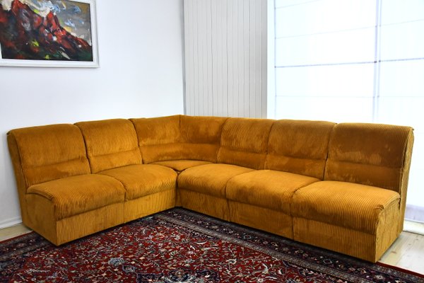 Canapé d'angle modulable vintage, années 1970