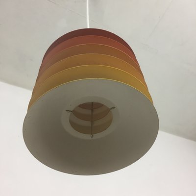 Lampes à Suspension Duett Vintage en Orange, Jaune et Rouge par Bent Gantzel Boysen pour Ikea, 1970s, Set de 3 Lampes à Suspension Duett Vintage en Orange, Jaune et Rouge par Bent Gantzel Boysen pour Ikea, 1970s, Set de 3