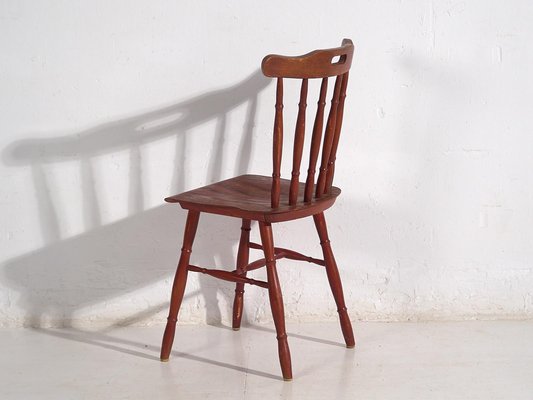 Vintage Red Windsor Style Chair, 1920 for sale at Pamono