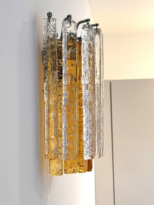 Italian Murano Glass Two Light Pendant Light Fixture Italian Murano Glass Two Light Pendant Light Fixture