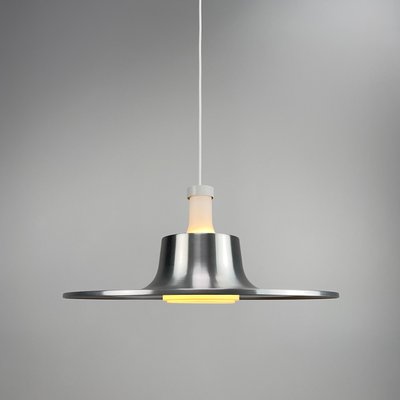 Robert Sonneman Industrial Style Brushed Metal Chandelier with Pair of Matching Sconces Robert Sonneman Industrial Style Brushed Metal Chandelier with Pair of Matching Sconces