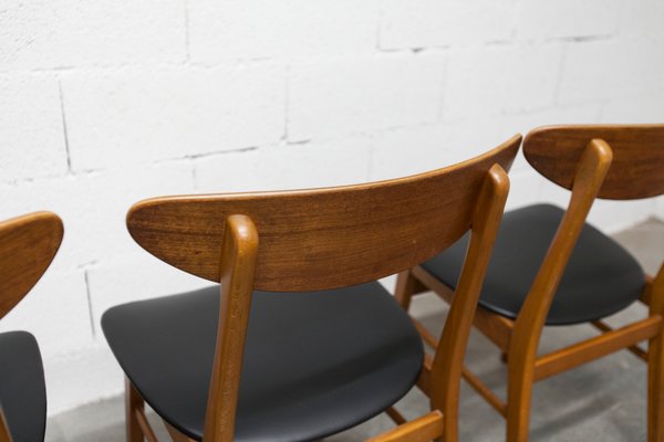 Danish Model 210 Chairs from Farstrup Møbler, 1960s, Set of 4 for