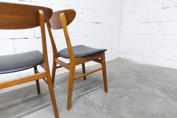 Danish Model 210 Chairs from Farstrup Møbler, 1960s, Set of 4 for