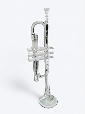 Crystal Glass Trumpet by Royales De Champagne, France for sale at