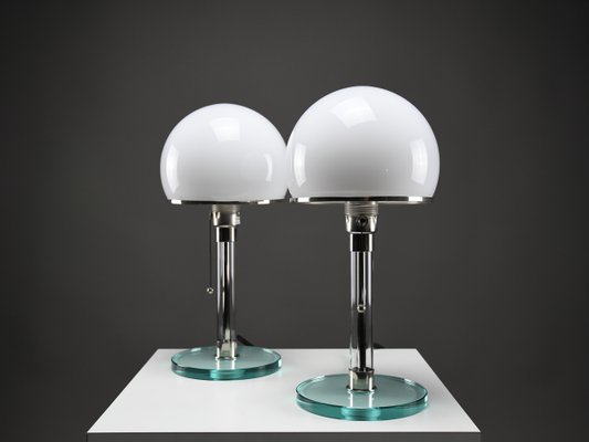 Bauhaus WG24 Table Lamp by Prof. Wilhelm Wagenfeld, 1980 for sale