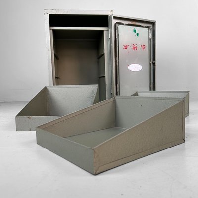 Vintage Metal Shiga Medicine Cabinet, Japan, 1960s for sale