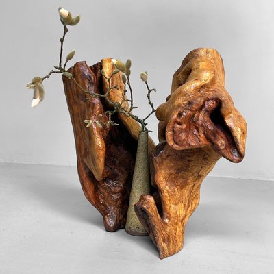 Japanese Tsuge Burl Wood Sculpture, 1920s for sale at Pamono