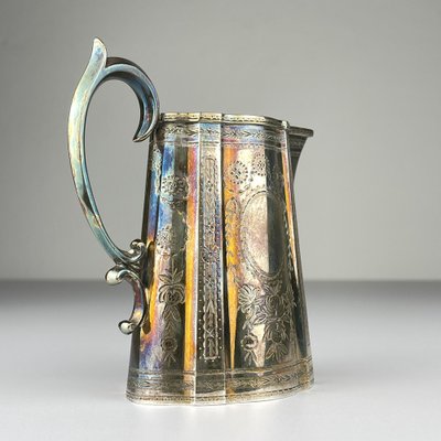 【Elkington】 ビクトリアンのティーサービス 4点 ティーポット Antique Silver Plated Coffee and Tea Set by Elkington & Co, 1880s